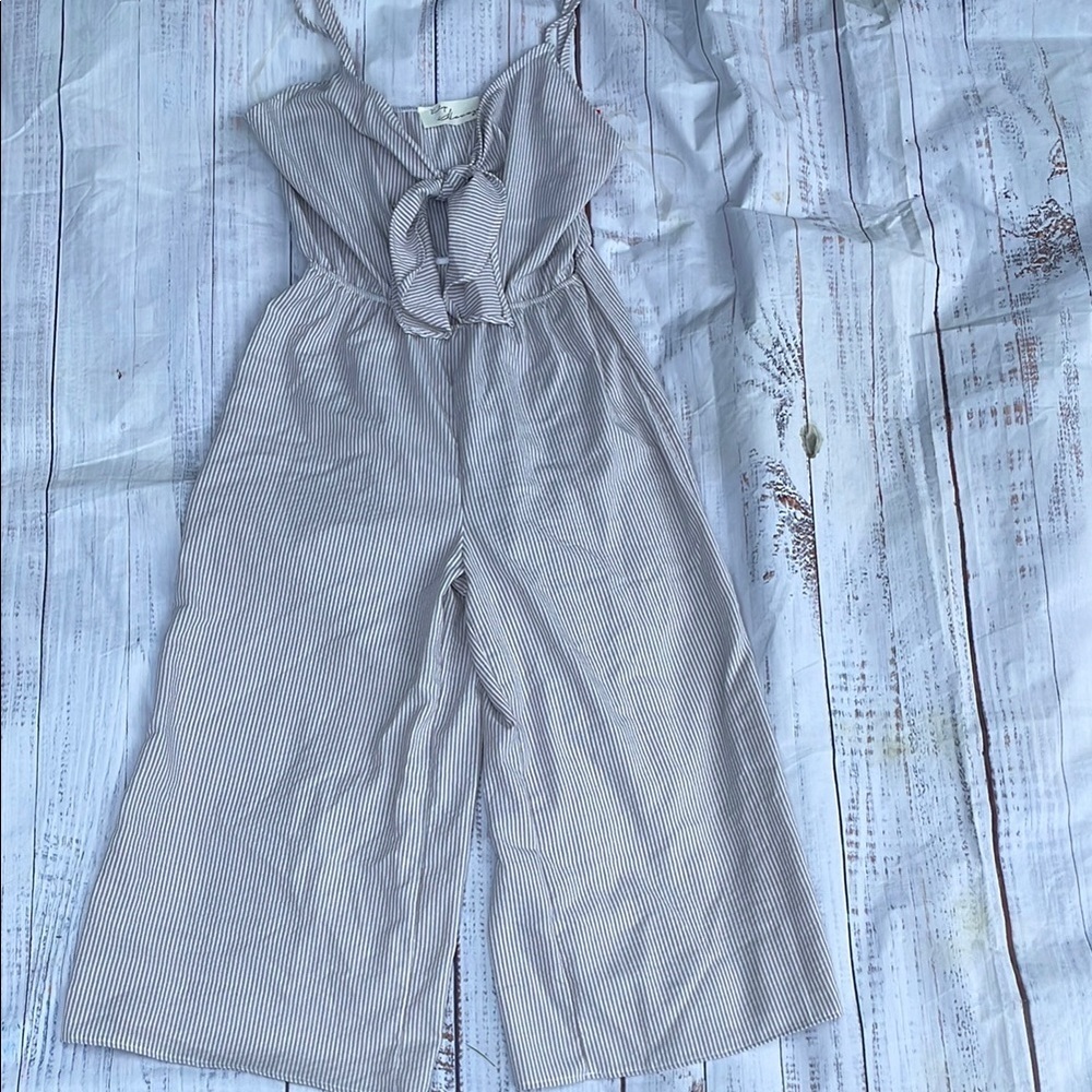 Vintage Havana Gray Jumpsuit Relaxed Fit